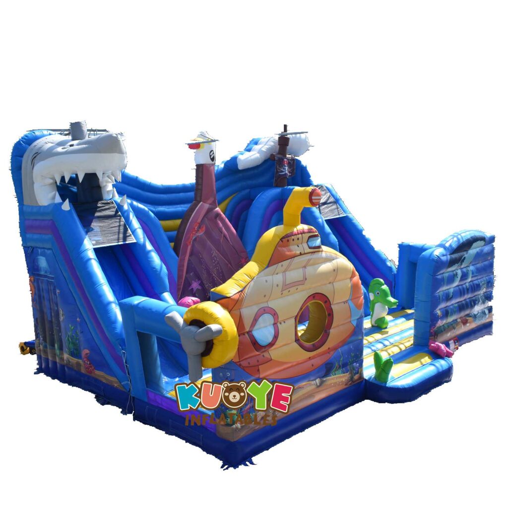 Parcours Gonflable Aventure Sous-Marine