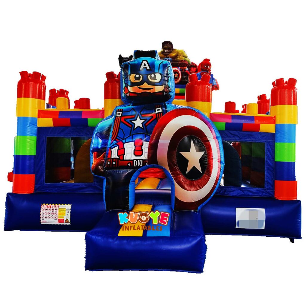 Château Gonflable Super-Héros